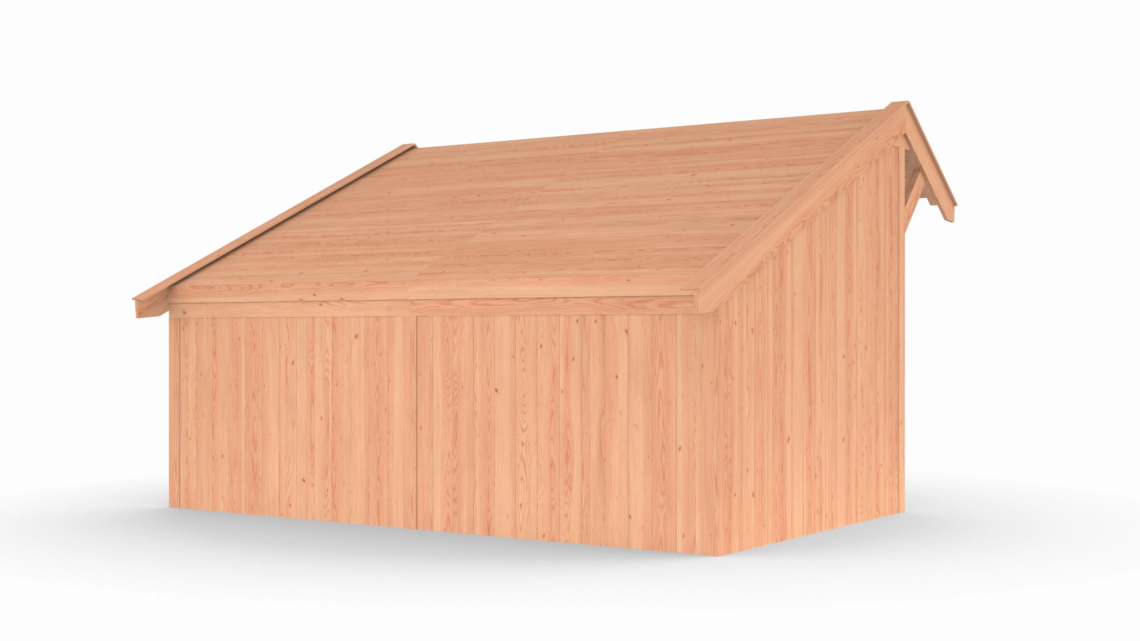 Douglas kapschuur, 500 x 300, met achterwand en zijwand, Westwood Comfort - Afbeelding 5